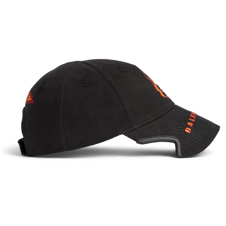 Balenciaga Burning Unity Cap 'Black Orange' 794892410B21076 - 4