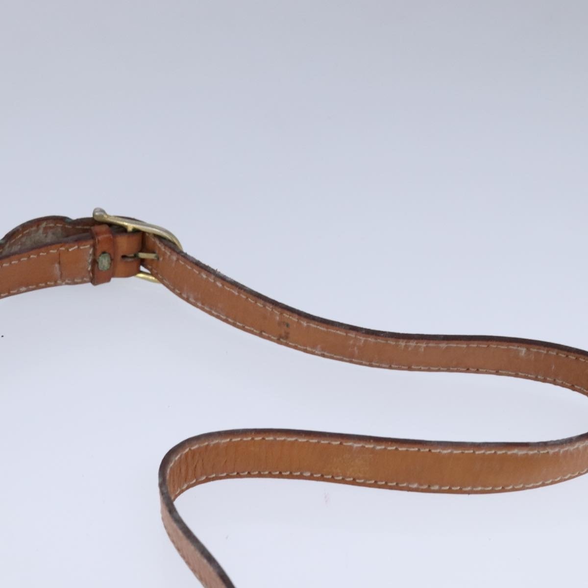 CELINE Macadam Canvas Shoulder Bag Pvc Leather Brown - 8