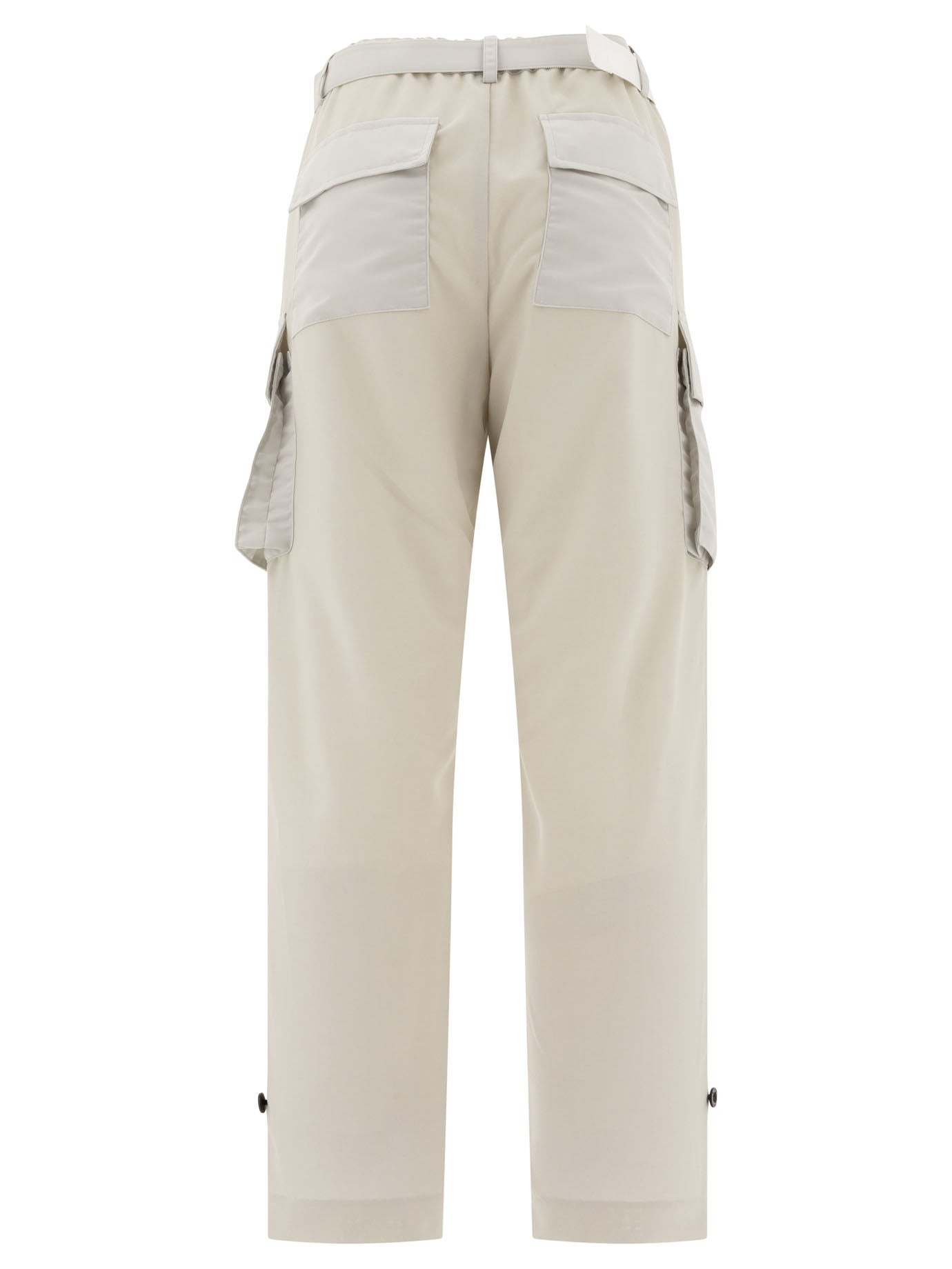 Sacai Women Belted Cargo Trousers - 2