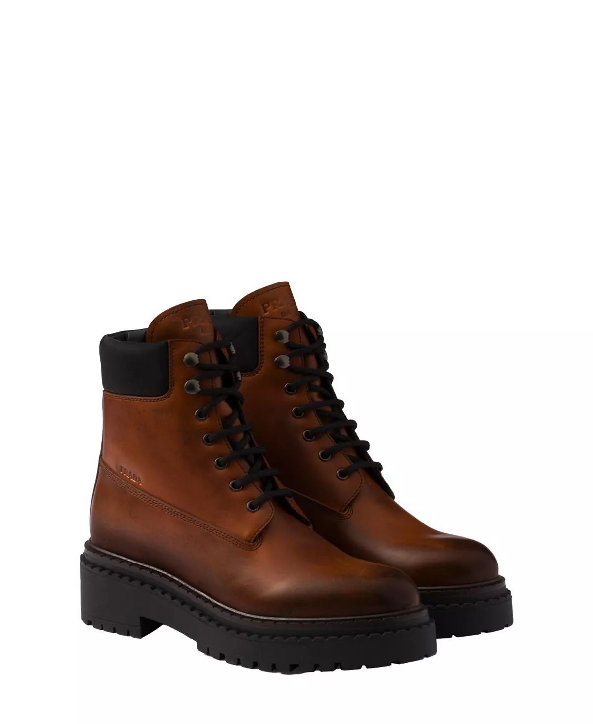 Women's Leather and Re-Nylon Booties - 1