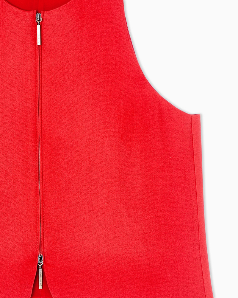 GIORGIO ARMANI WASHED SILK CRÊPE WAISTCOAT outlook