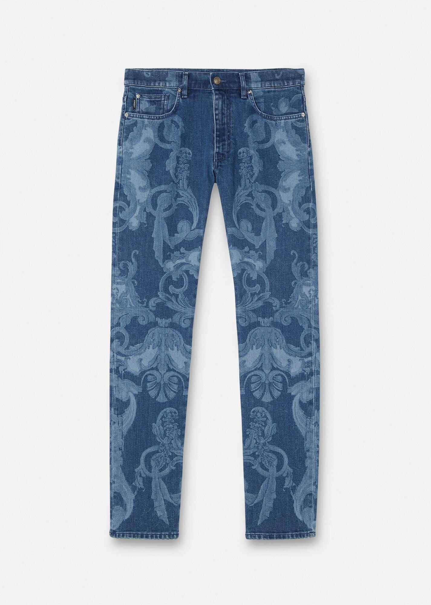 Silver Baroque Jeans - 1