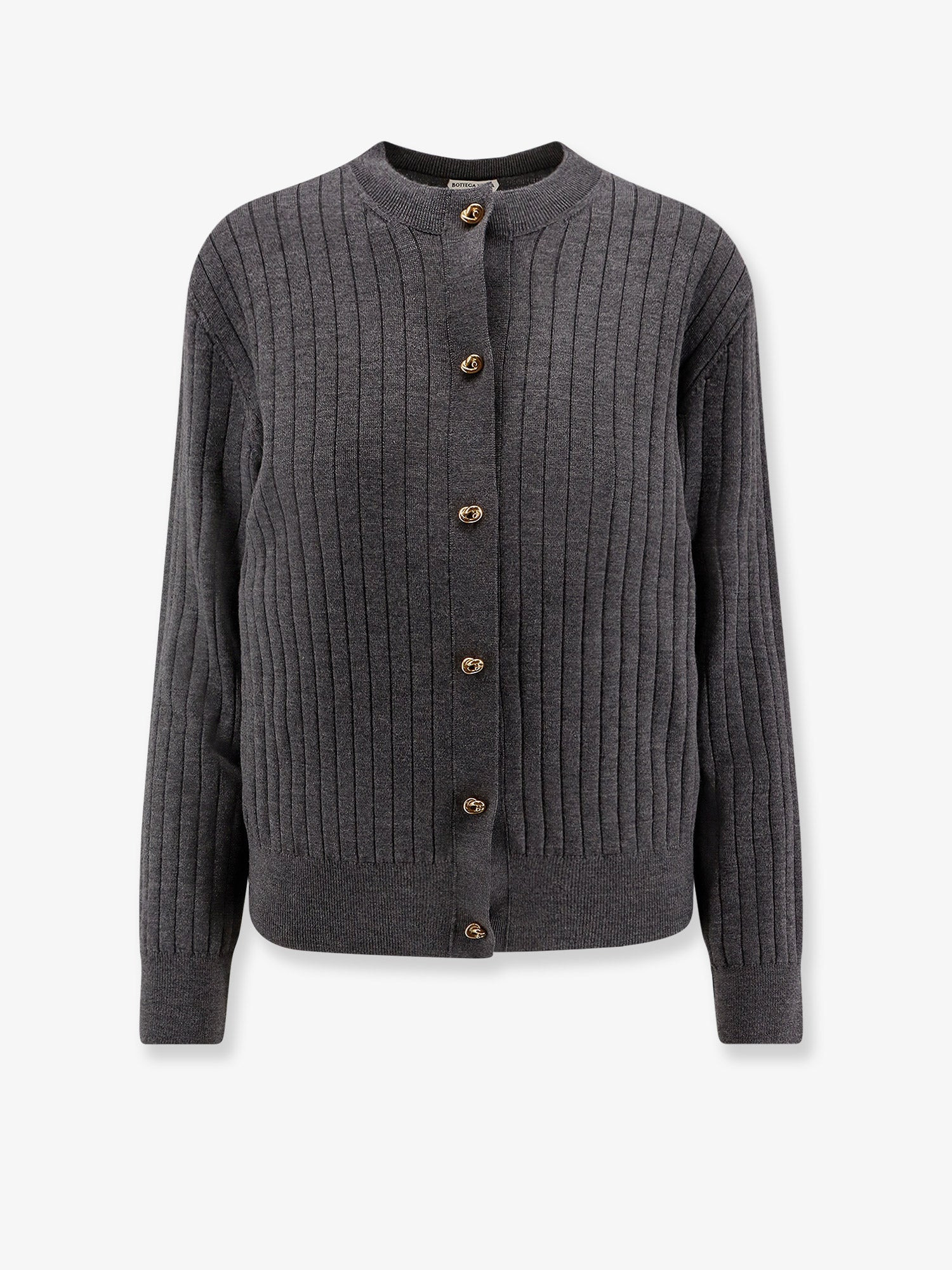 Bottega Veneta Ribbed Wool Cardigan - 1