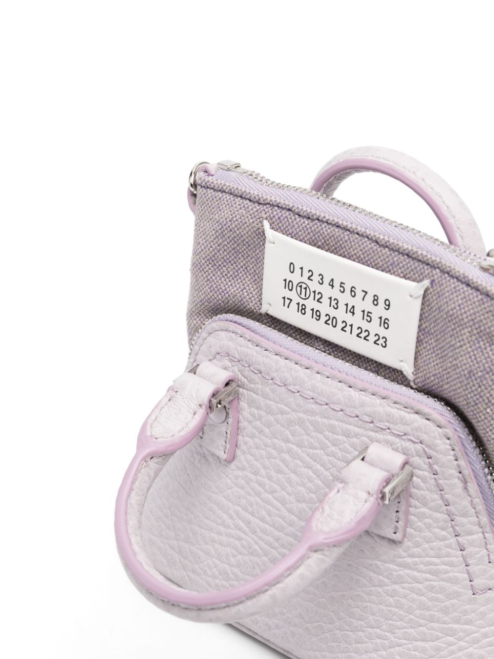 mini 5AC leather tote bag - 4