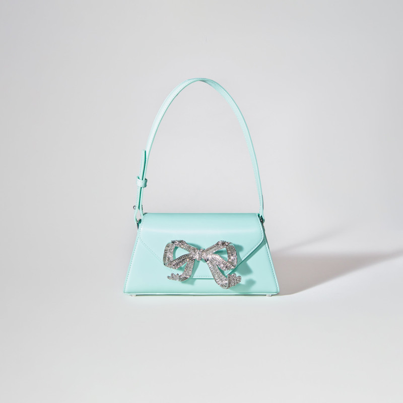 Aqua Bow Mini Shoulder Bag 1