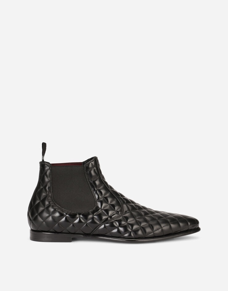 Quilted calfskin Chelsea boots - 1