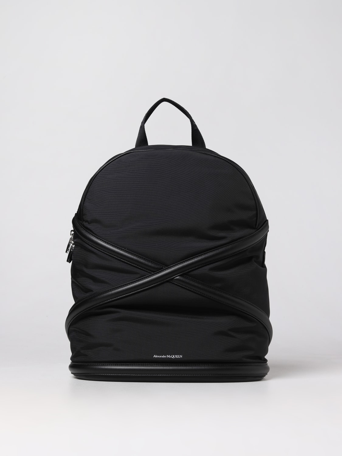 Harness Alexander McQueen backpack in nylon - 1
