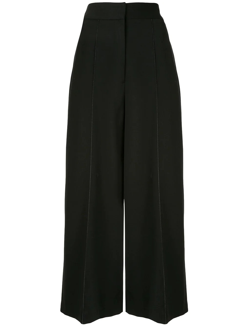 tailored high-waisted suiting culottes - 1