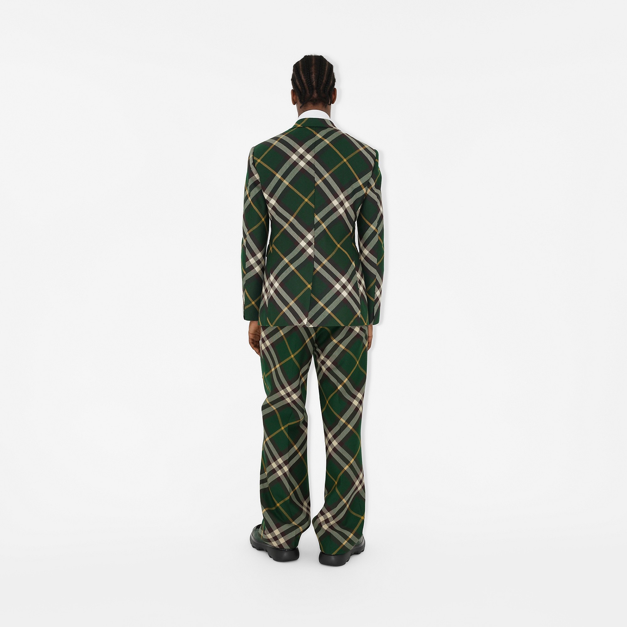 Burberry Check Wool Trousers | REVERSIBLE