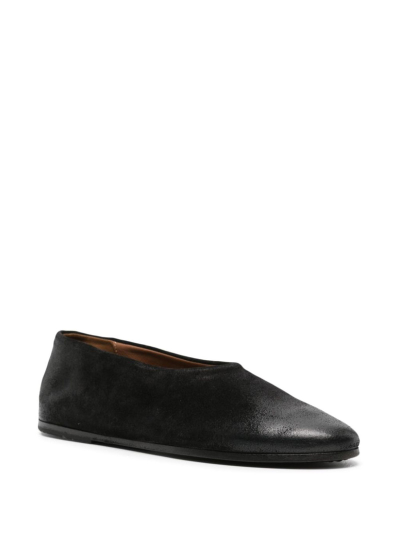 slip-on leather ballerina shoes 2