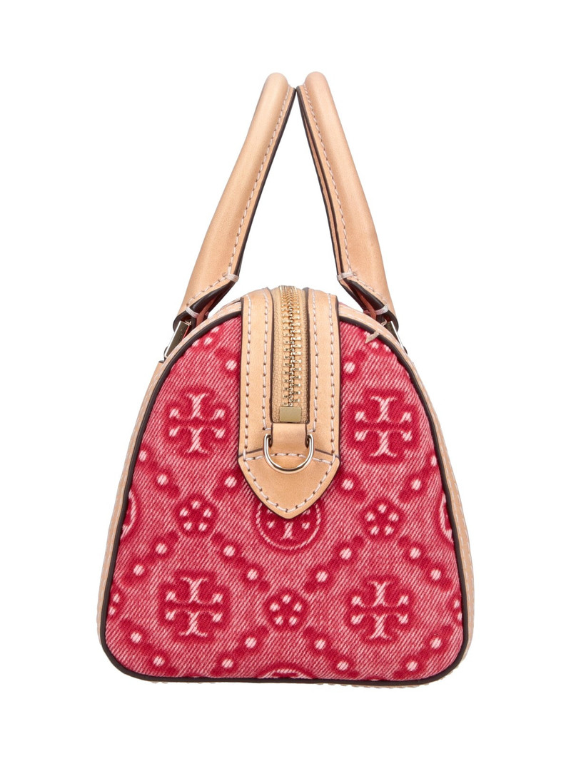 HANDBAG "T MONOGRAM PETITE BARREL" 5
