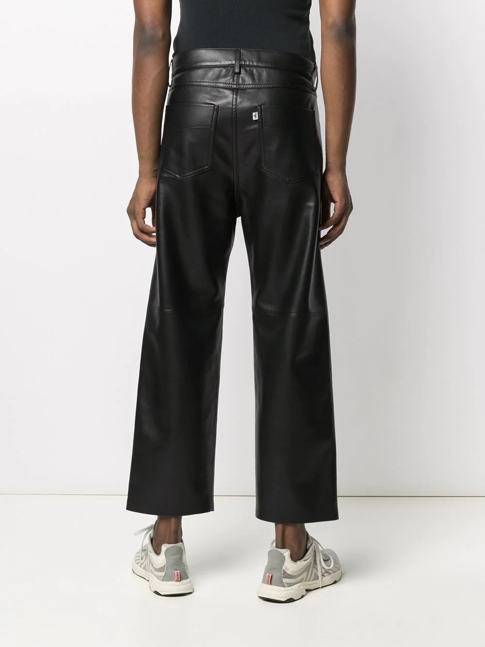 Nor faux-leather trousers - 4