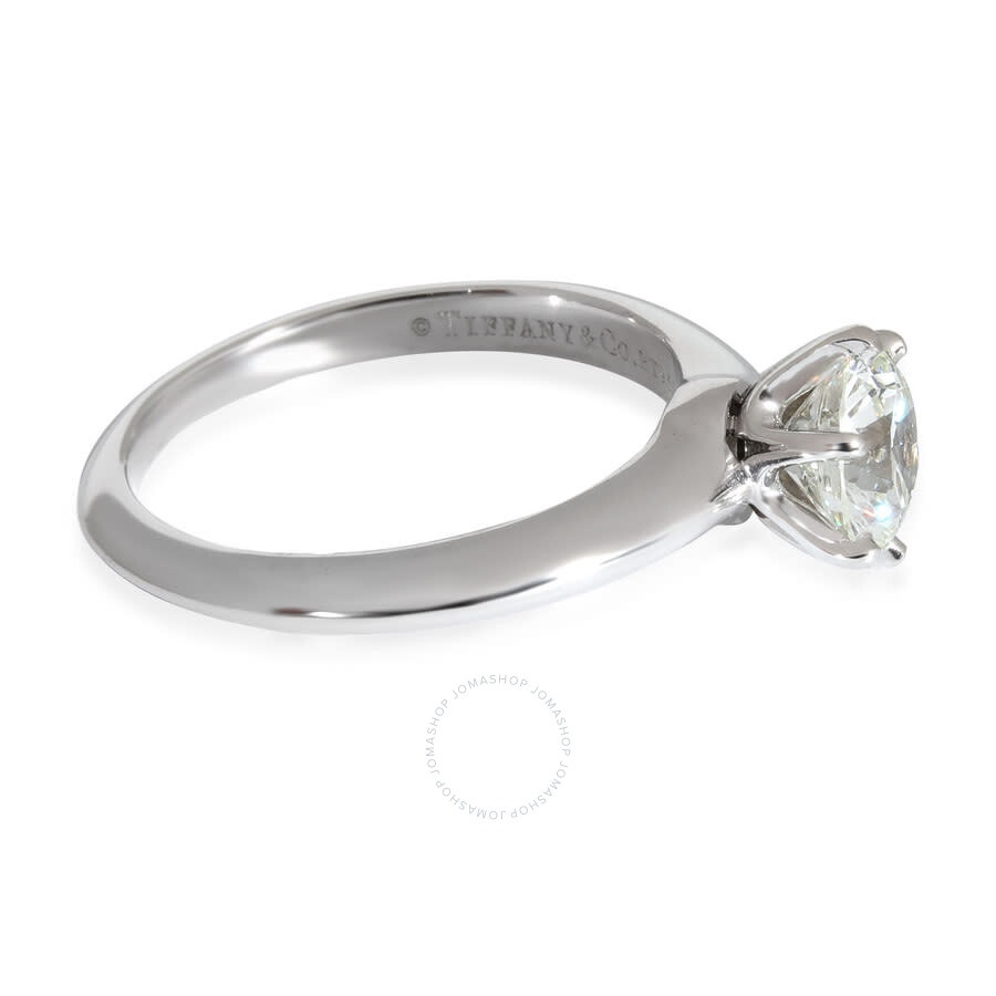 Pre-Owned Tiffany & Co. Tiffany Setting Engagement Ring in  Platinum I VVS1 1.19 CTW - 3