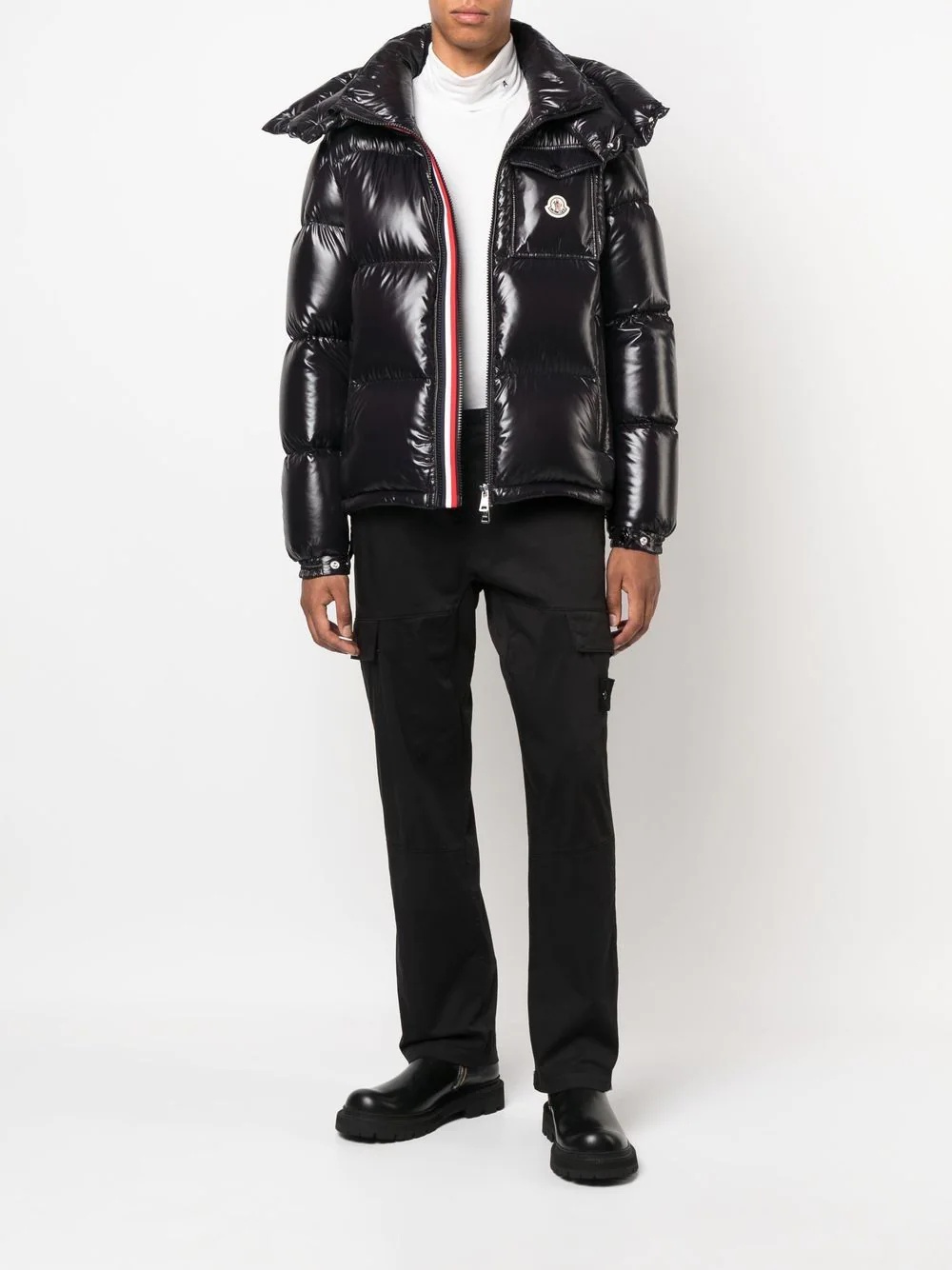 high-shine padded jacket - 2