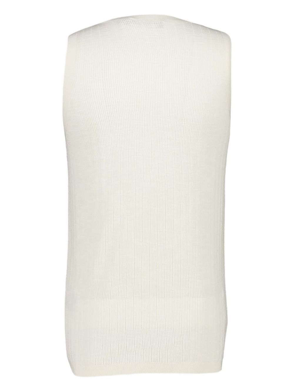 Prado ribbed cotton-blend vest - 2