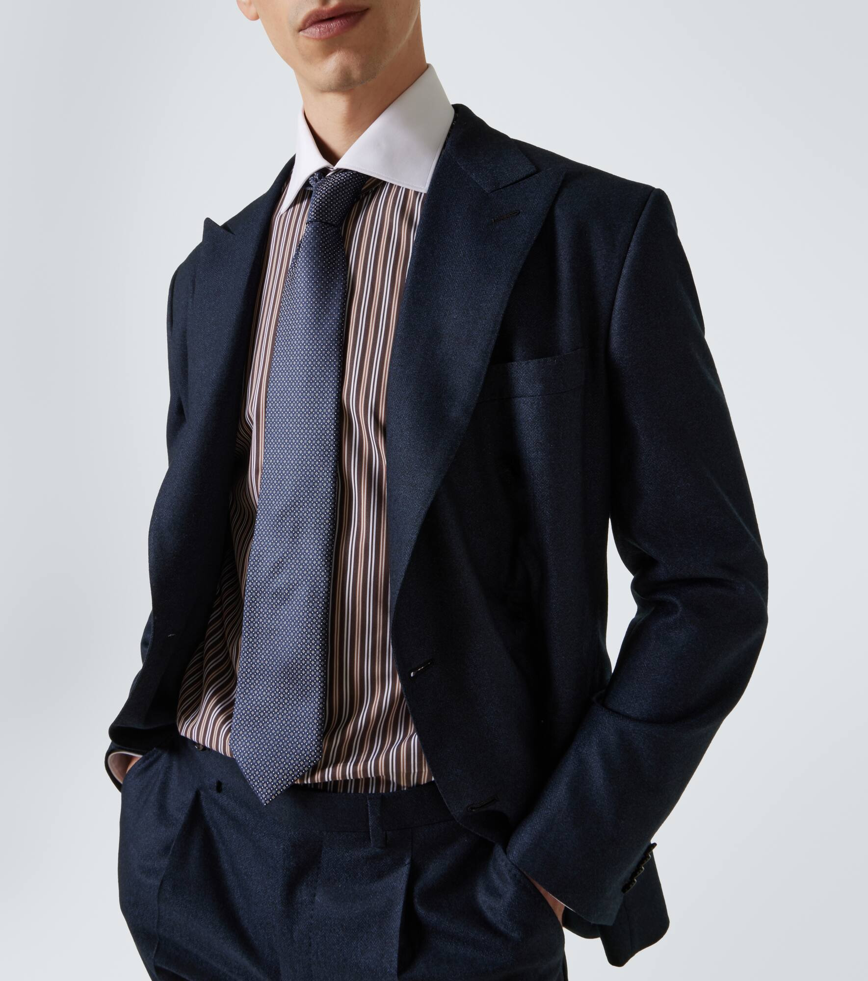 William striped cotton shirt - 5