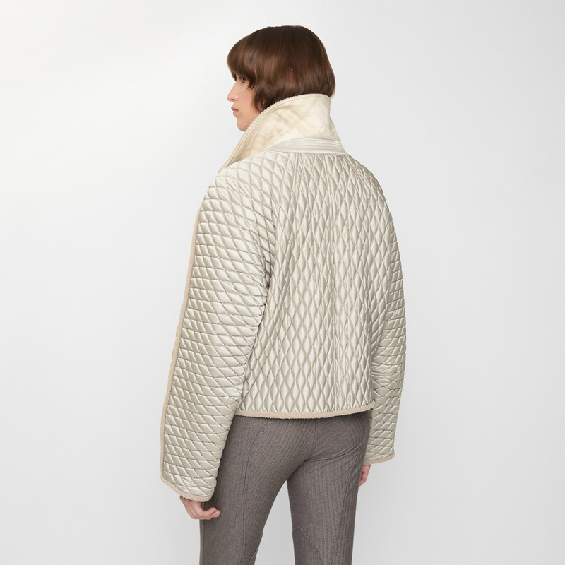 Cropped Quilted Nylon Floriston Jacket 4