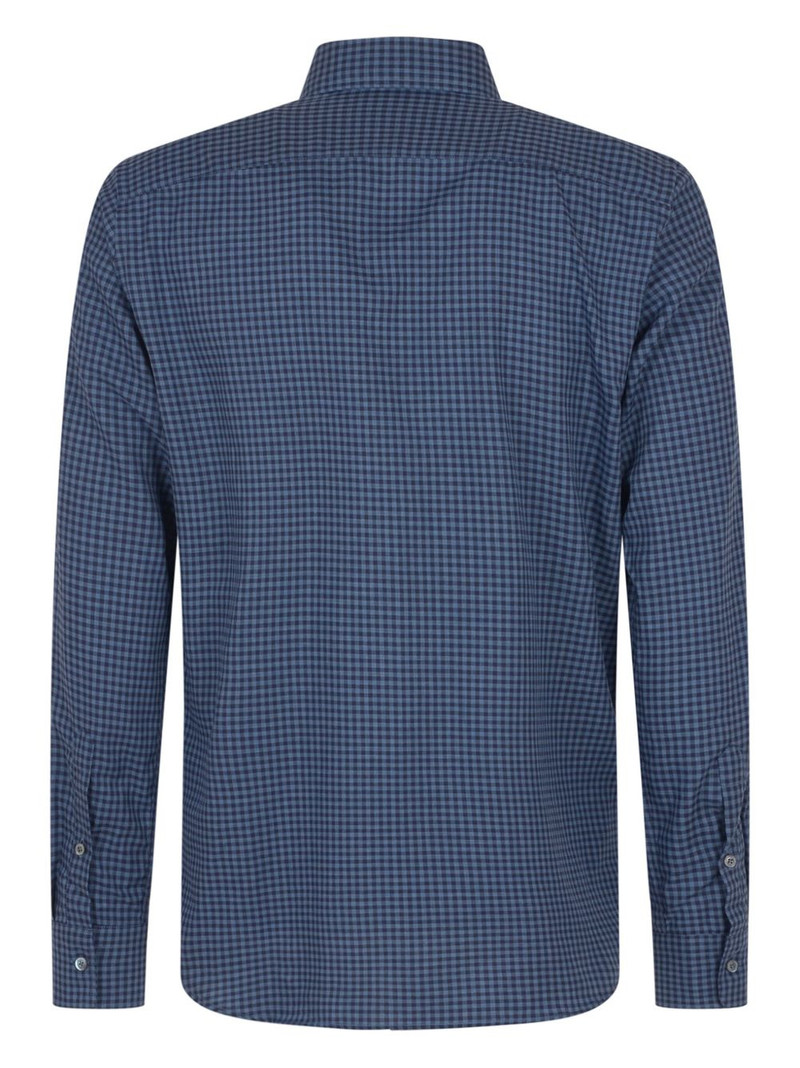 Canali check-print shirt outlook