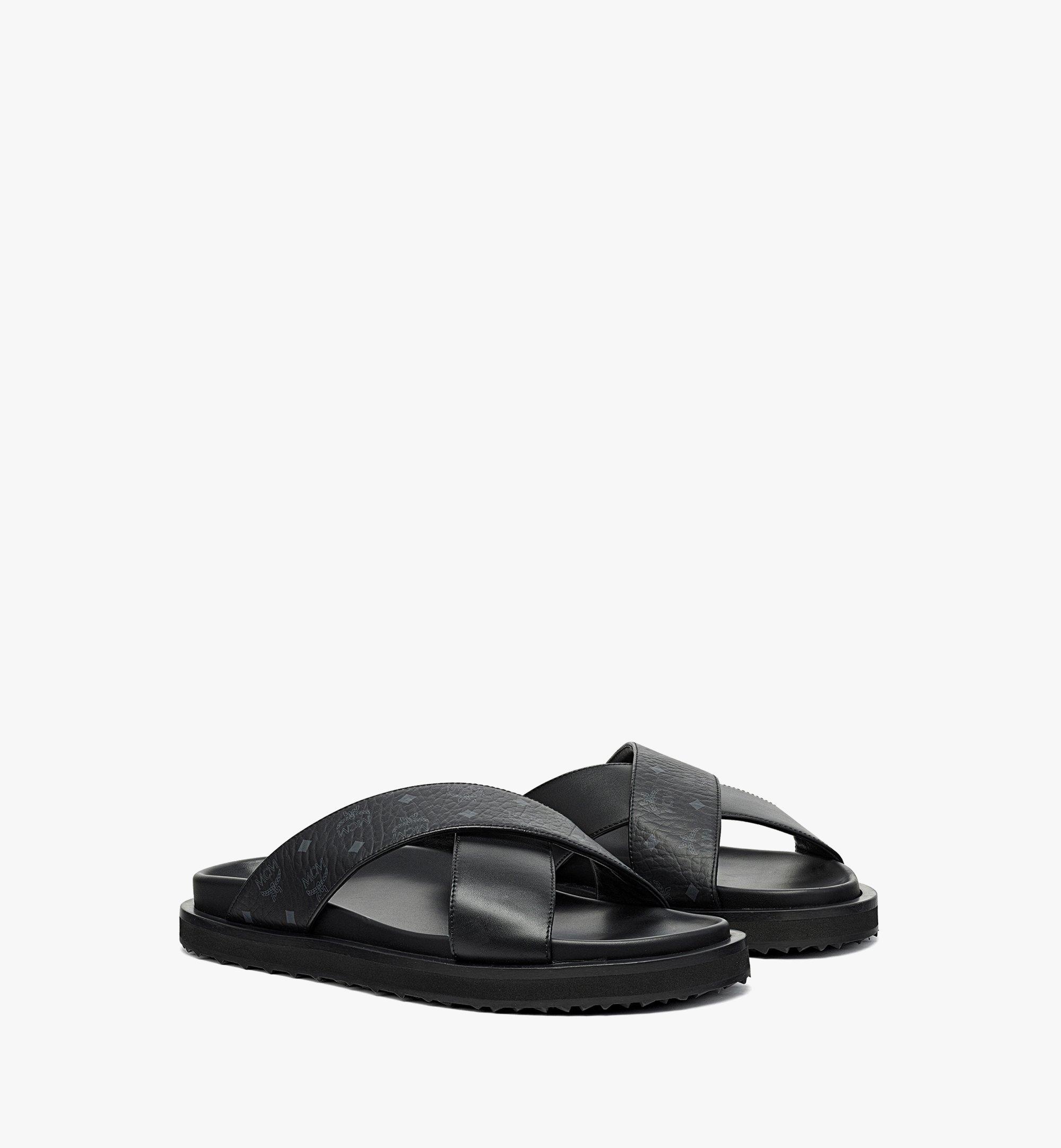 Sandals in Visetos Leather Mix - 1