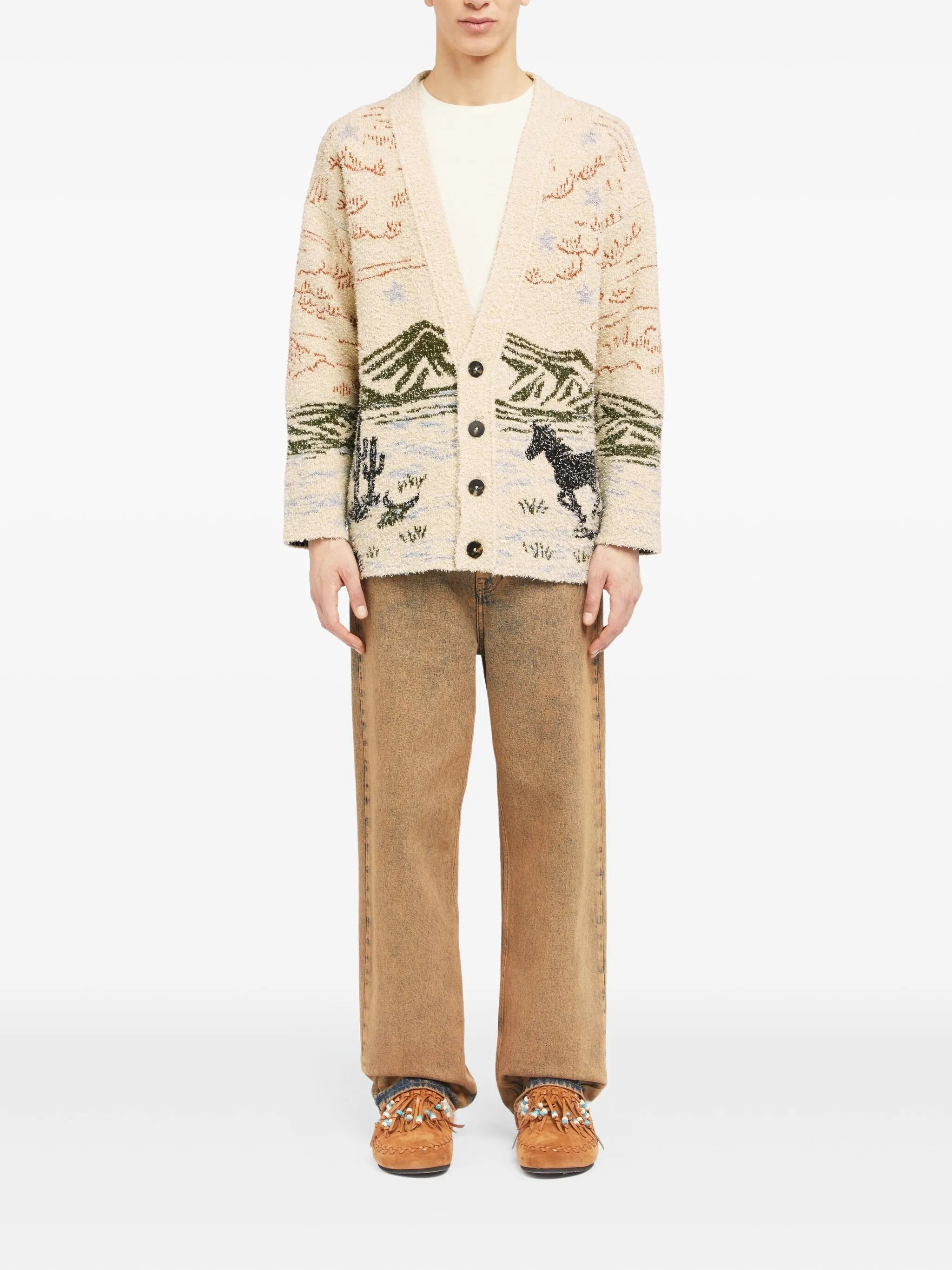 Alanui Landscape-horse Cardigan - 4