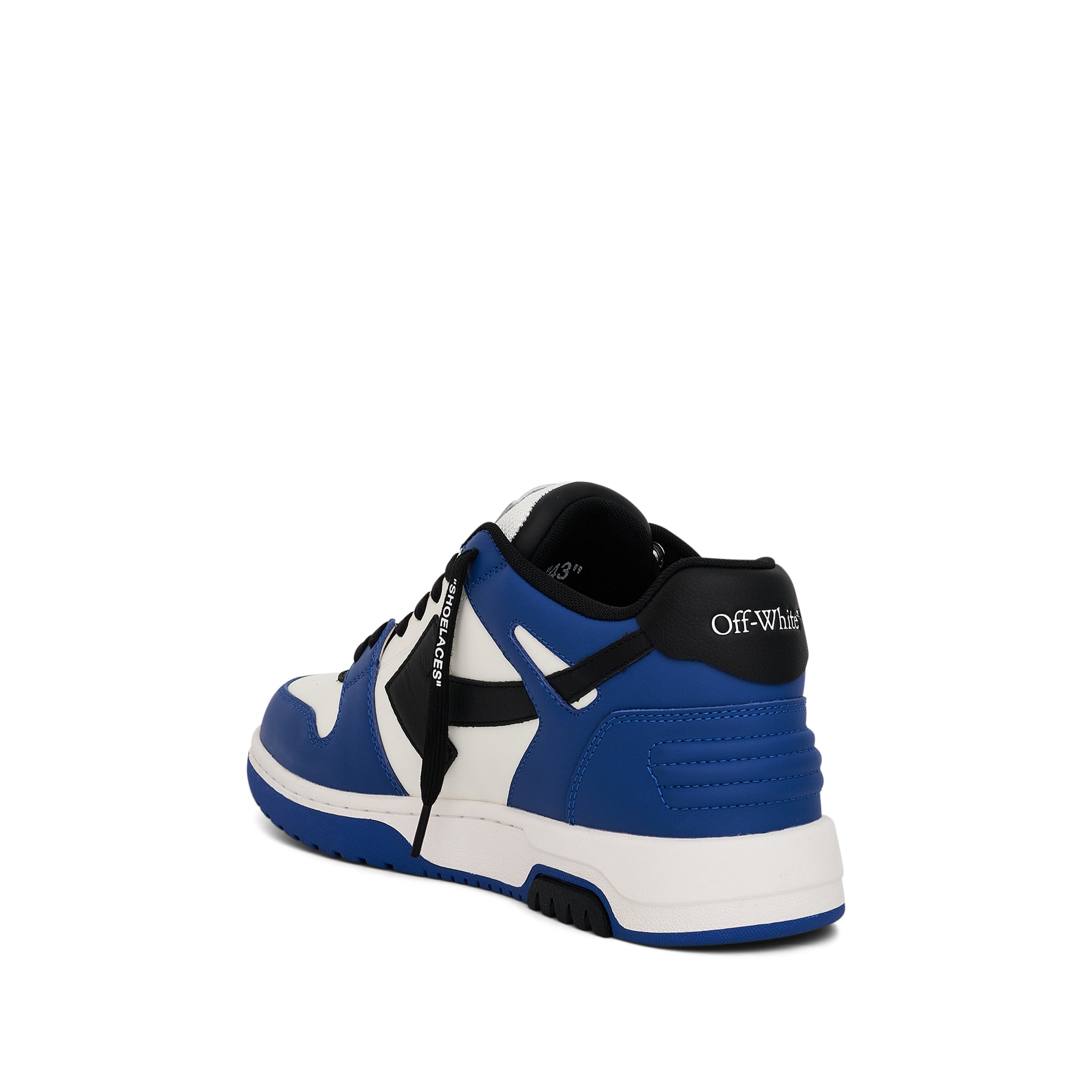 Out of Office Calf Leather Sneaker Navy Blue - 3