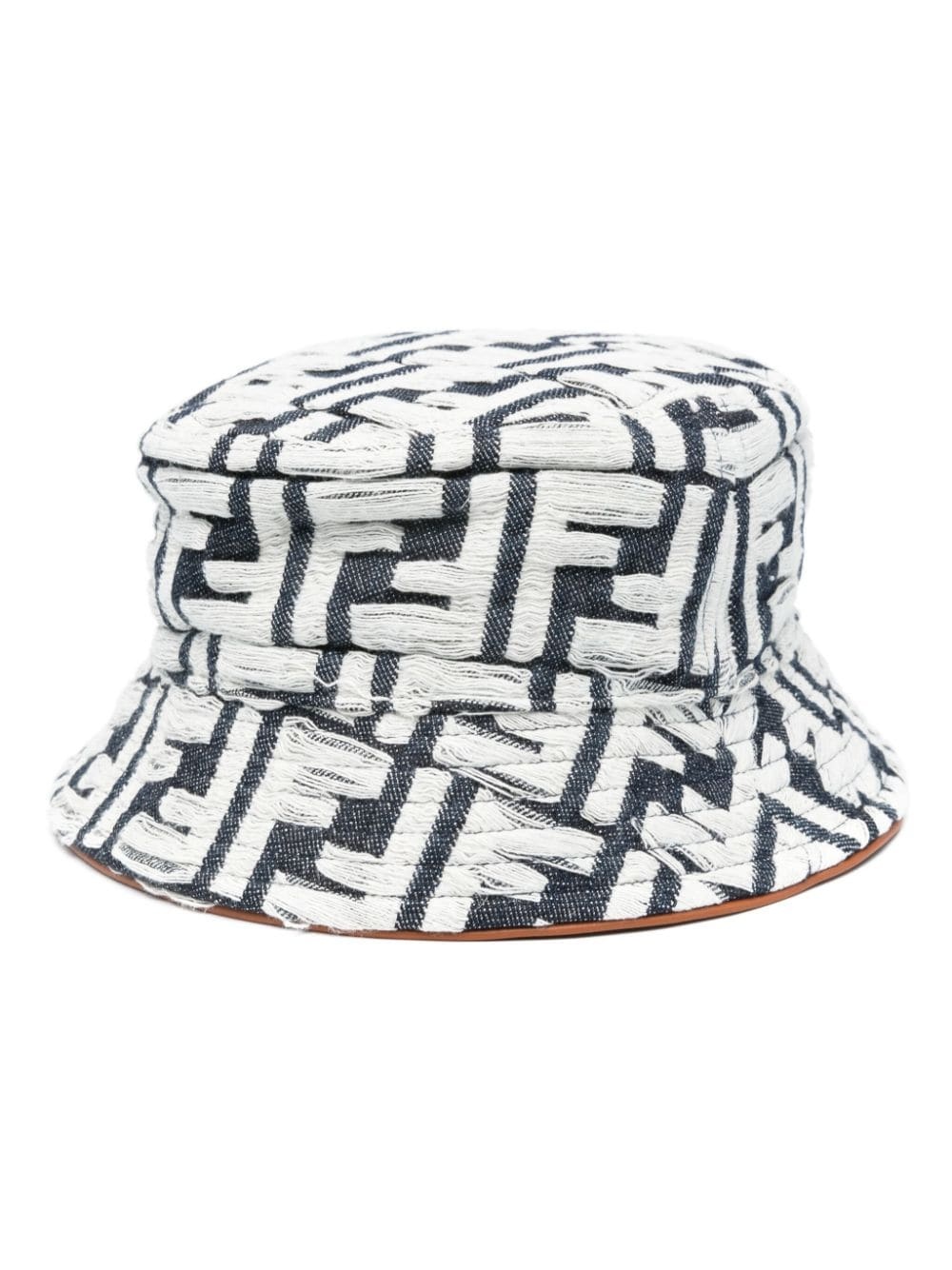 Farfetch Fendi Rain Hat FENDI Zucca-jacquard Cotton Bucket Hat