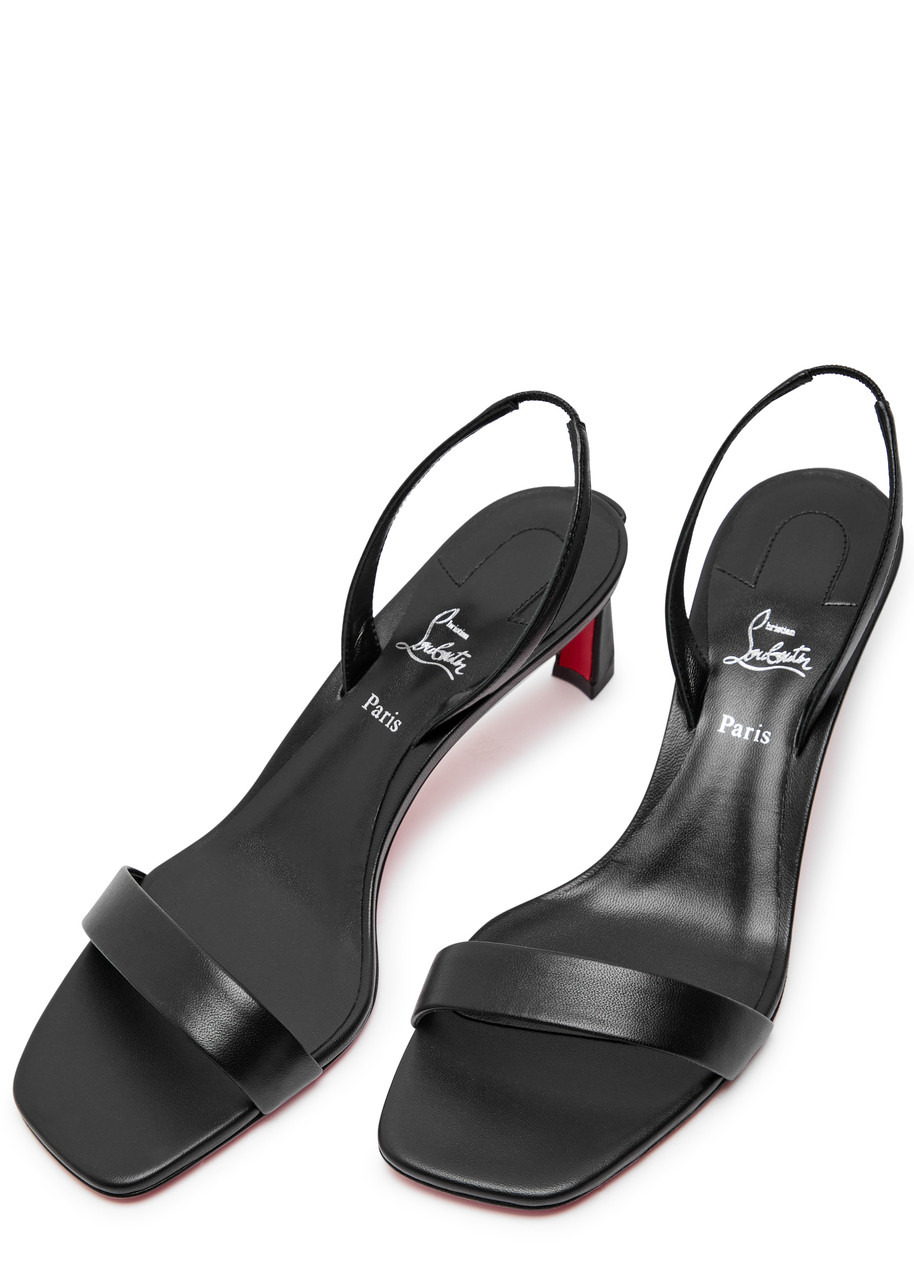 Christian Louboutin Condora 55 Leather Slingback Sandals - 3