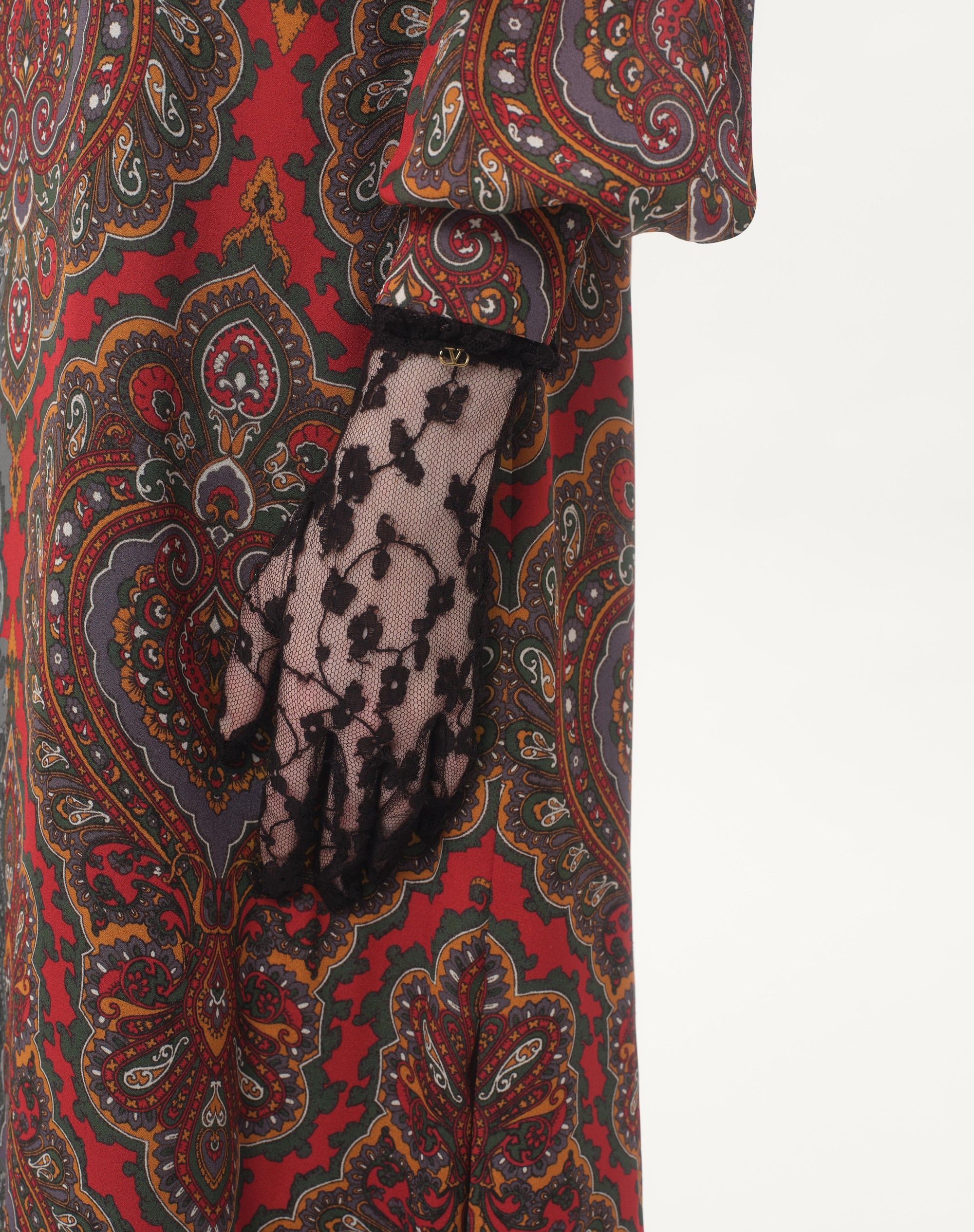 VLOGO SIGNATURE LACE GLOVES - 2
