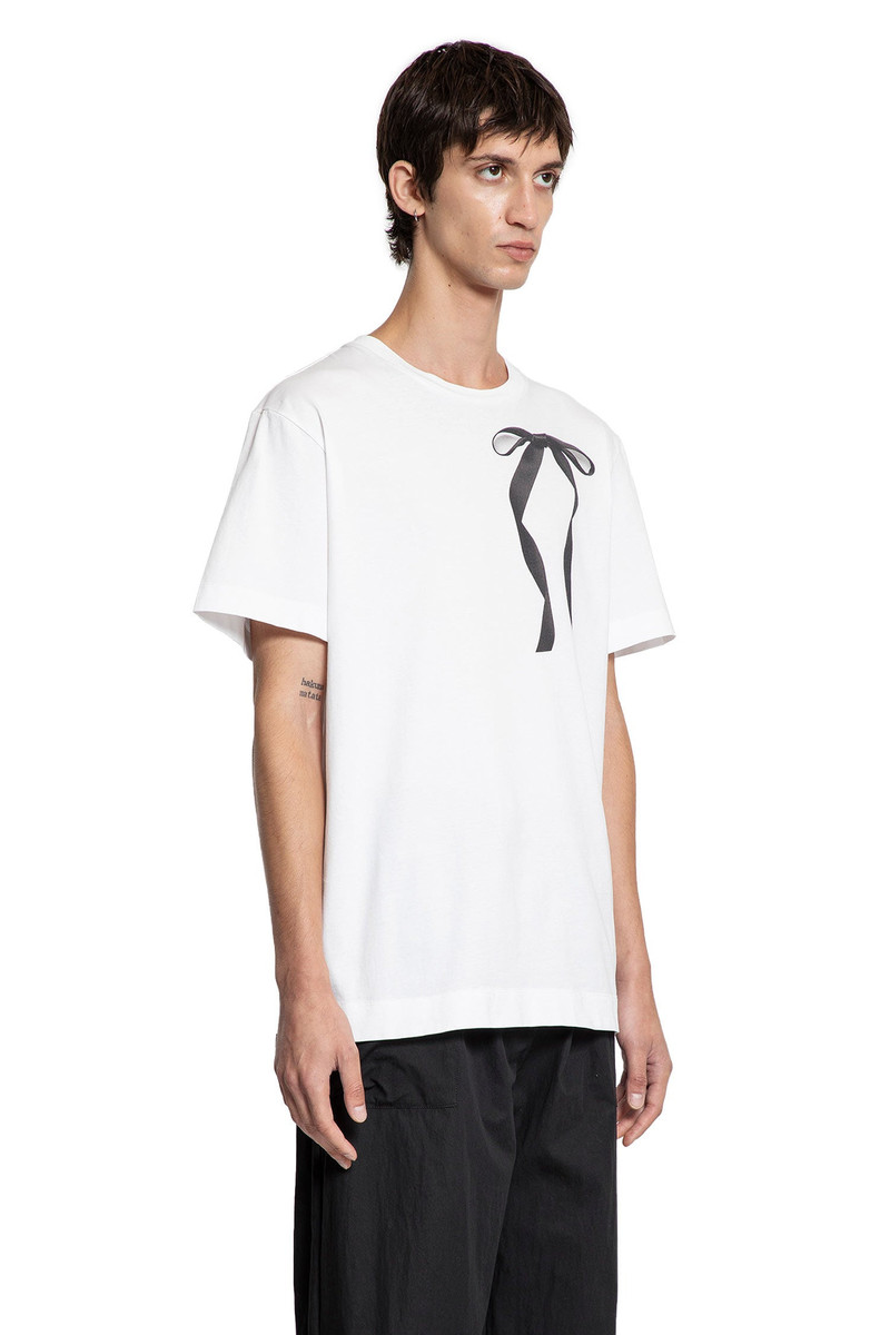 Simone Rocha Ribbon-Tail-Print-T-Shirt outlook