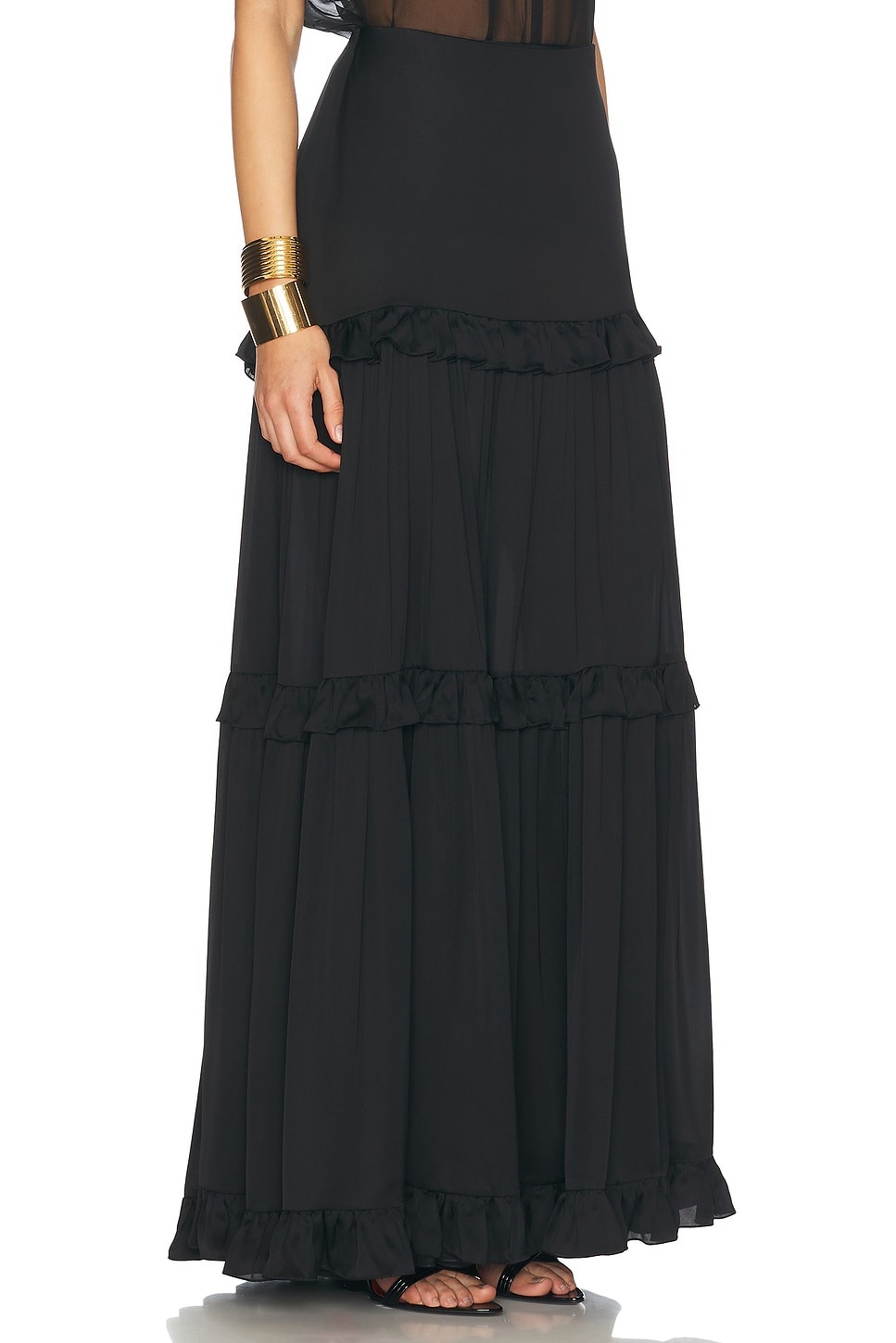 Charmeuse Maxi Skirt - 2