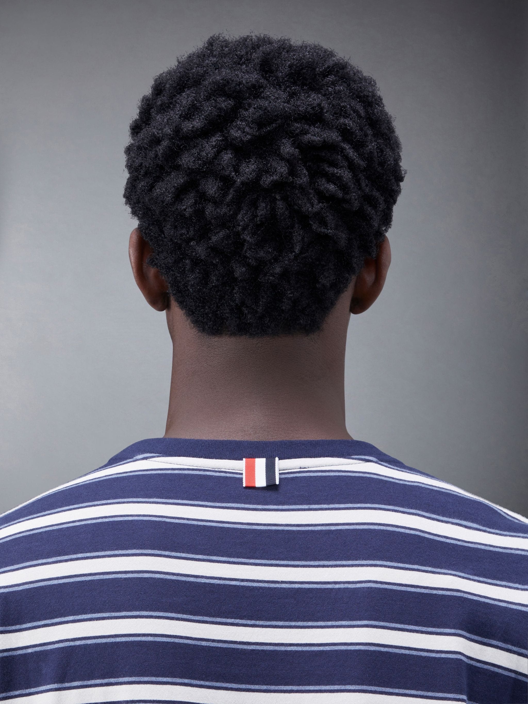 Stripe Jersey Oversized Long Sleeve Tee - 4