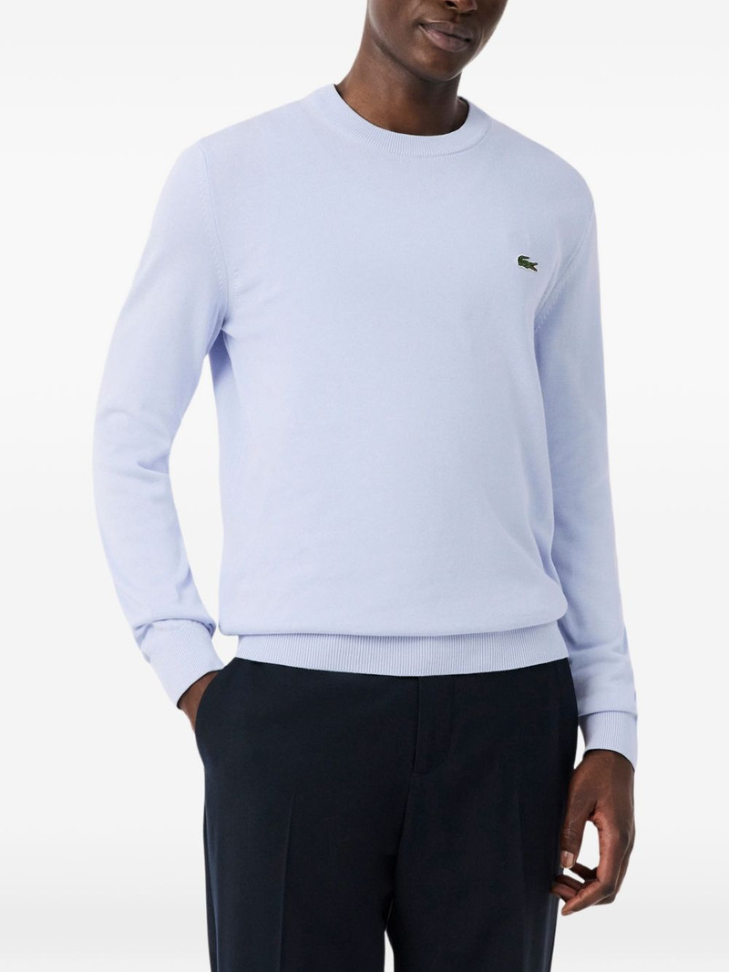 LACOSTE logo slim-fit sweater outlook