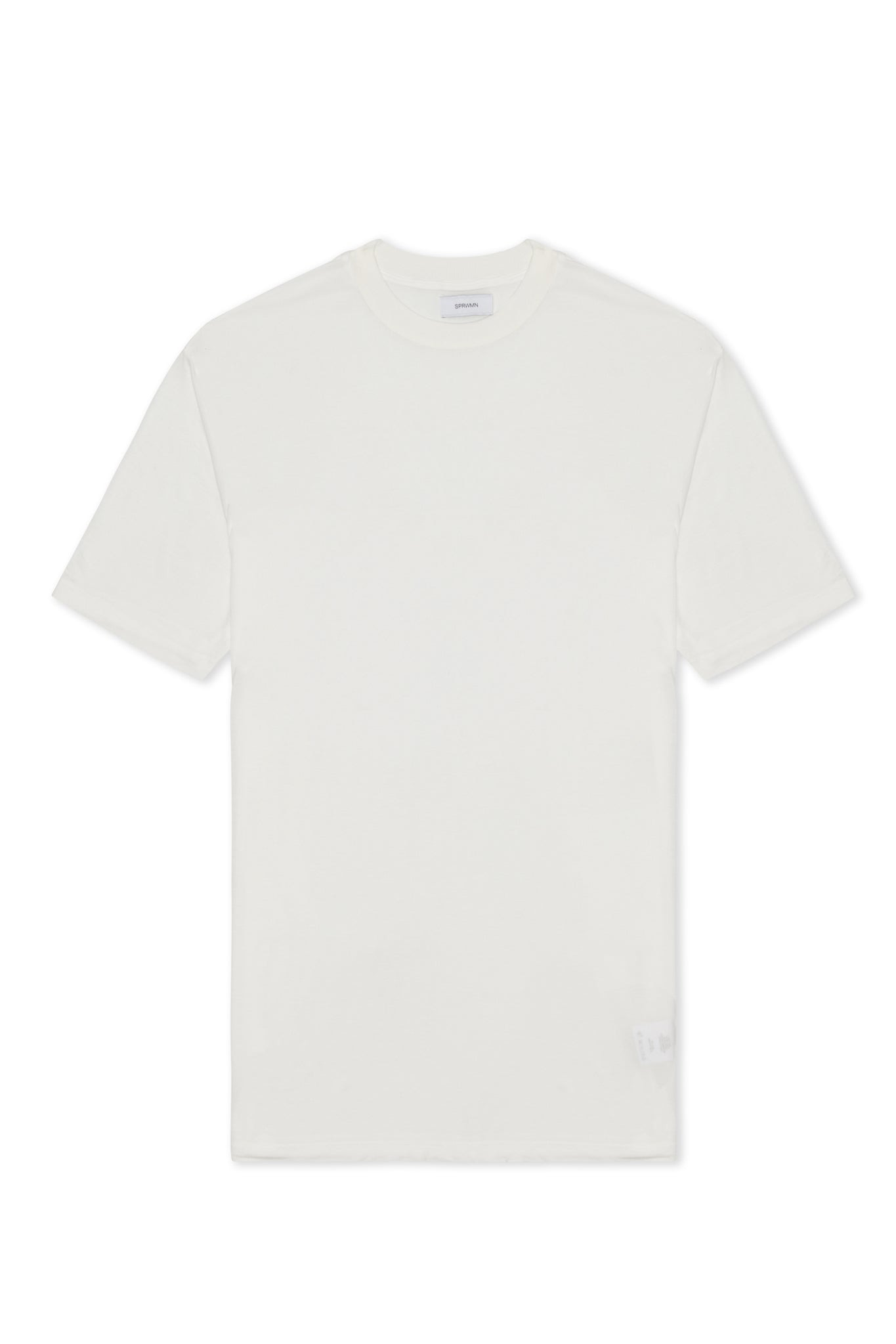 WHITE RAYON OVERSIZED TEE - 6