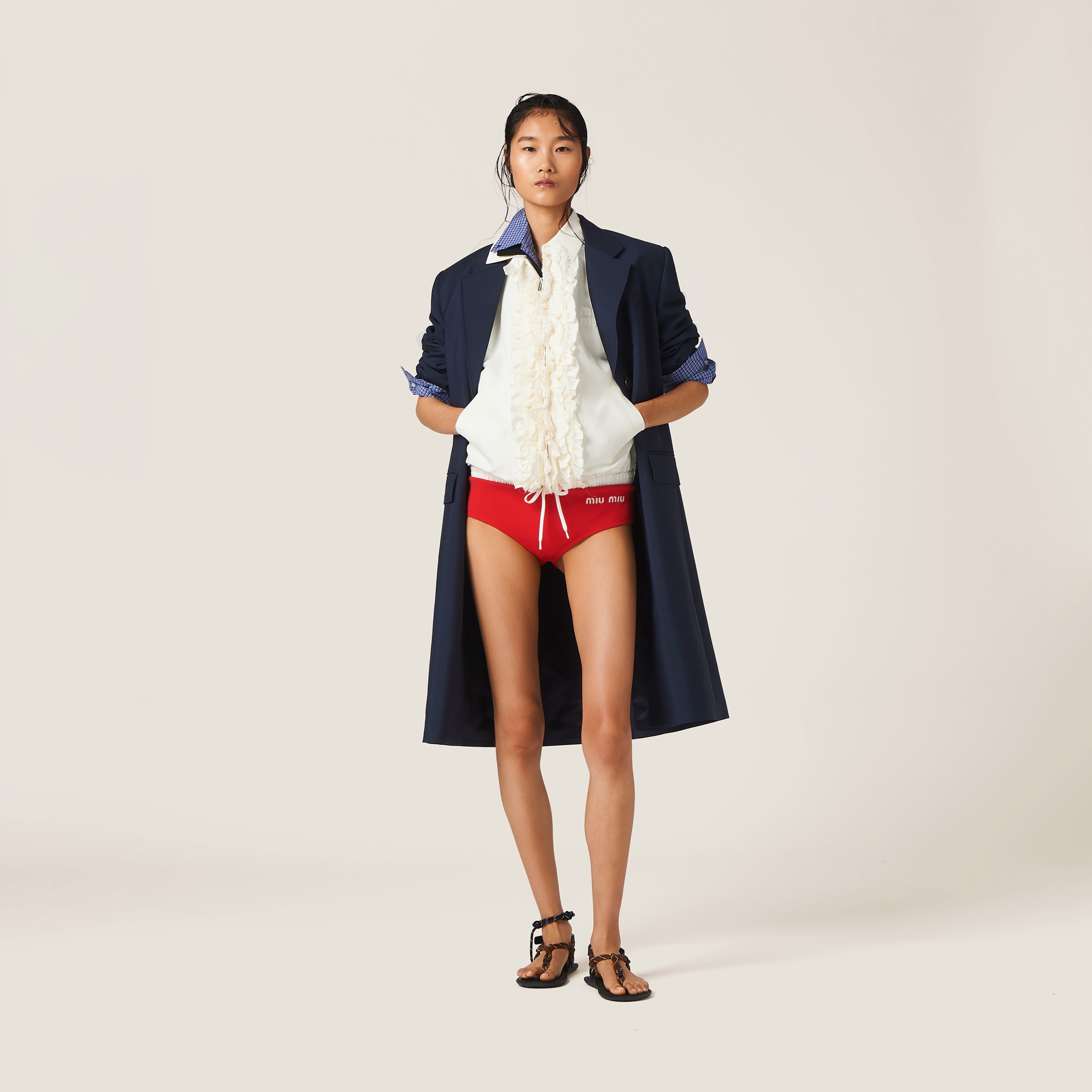 Single-breasted mohair coat - 2