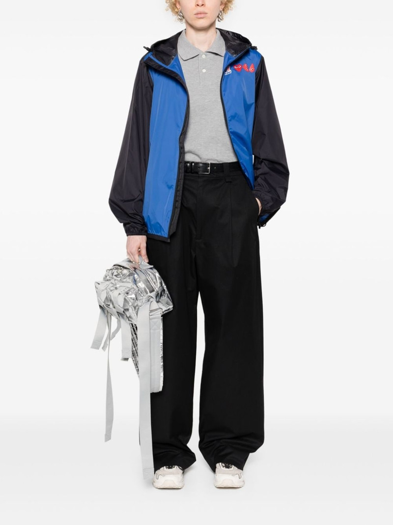 Comme des Garçons PLAY x K-Way Heart-patch lightweight jacket outlook