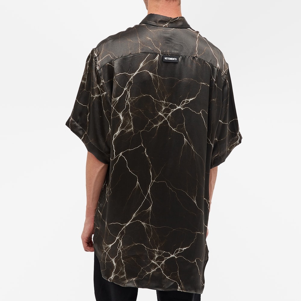 VETEMENTS Short Sleeve Lightning Shirt - 5