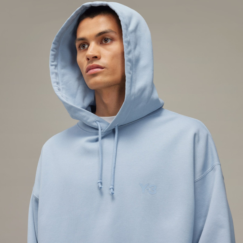 Y-3 솔질된 테리 Hoodie 7