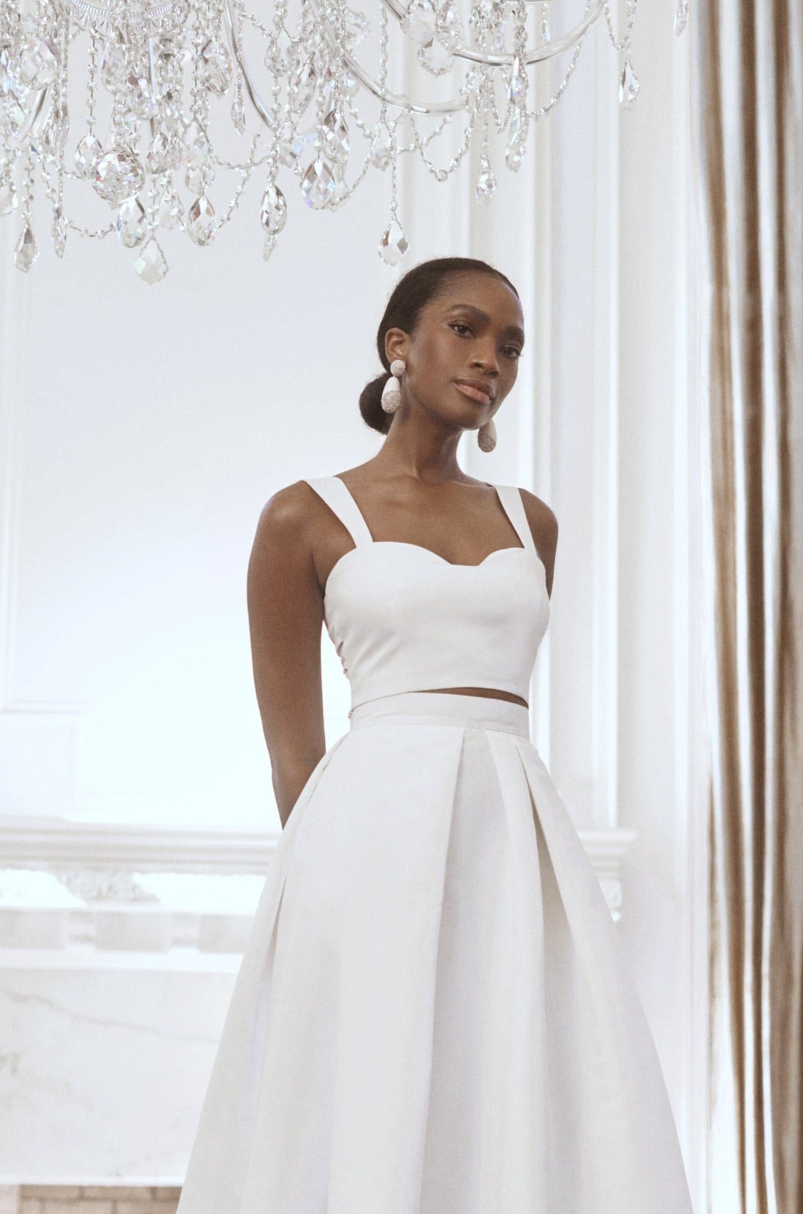 Darcy Top - Off White - Mikado - 4