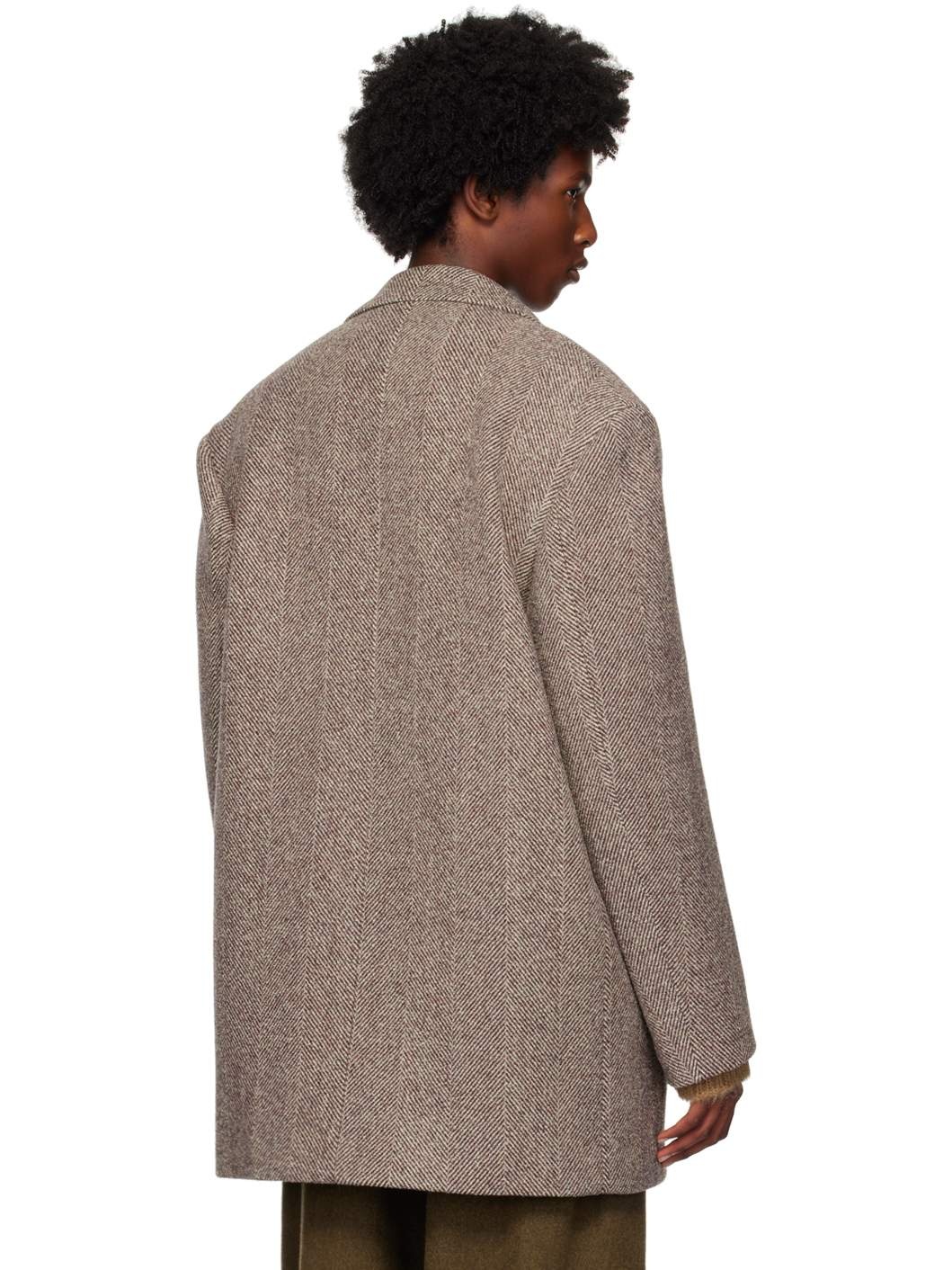 Brown Giacca Jacket - 3