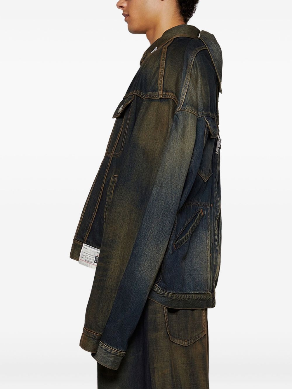 Both Sides Front denim jacket - 4
