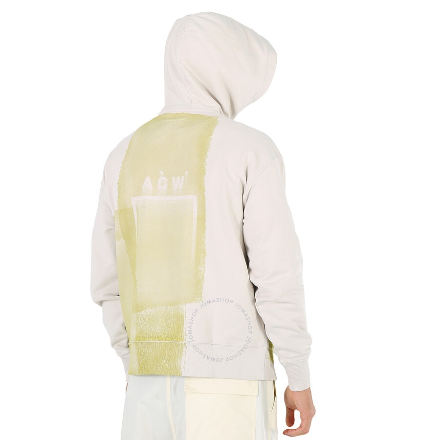A Cold Wall Men's Bone Cotton Collage Hoodie - 6