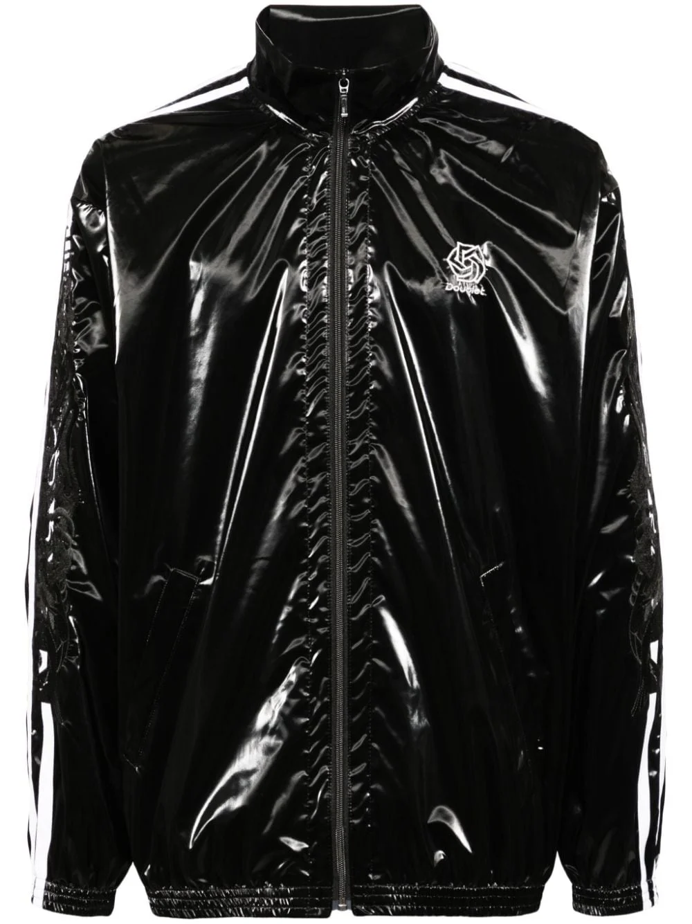 patent-finish track jacket - 1
