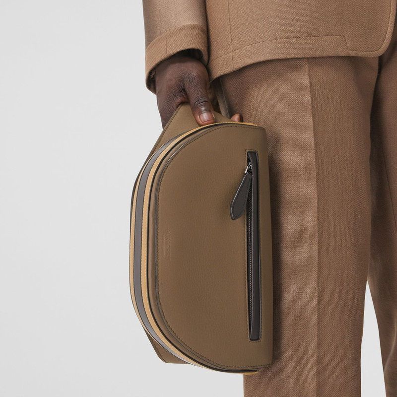 Small Tri-tone Leather Olympia Bum Bag 4