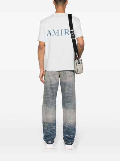 AMIRI logo-appliquÃ© cotton T-shirt outlook