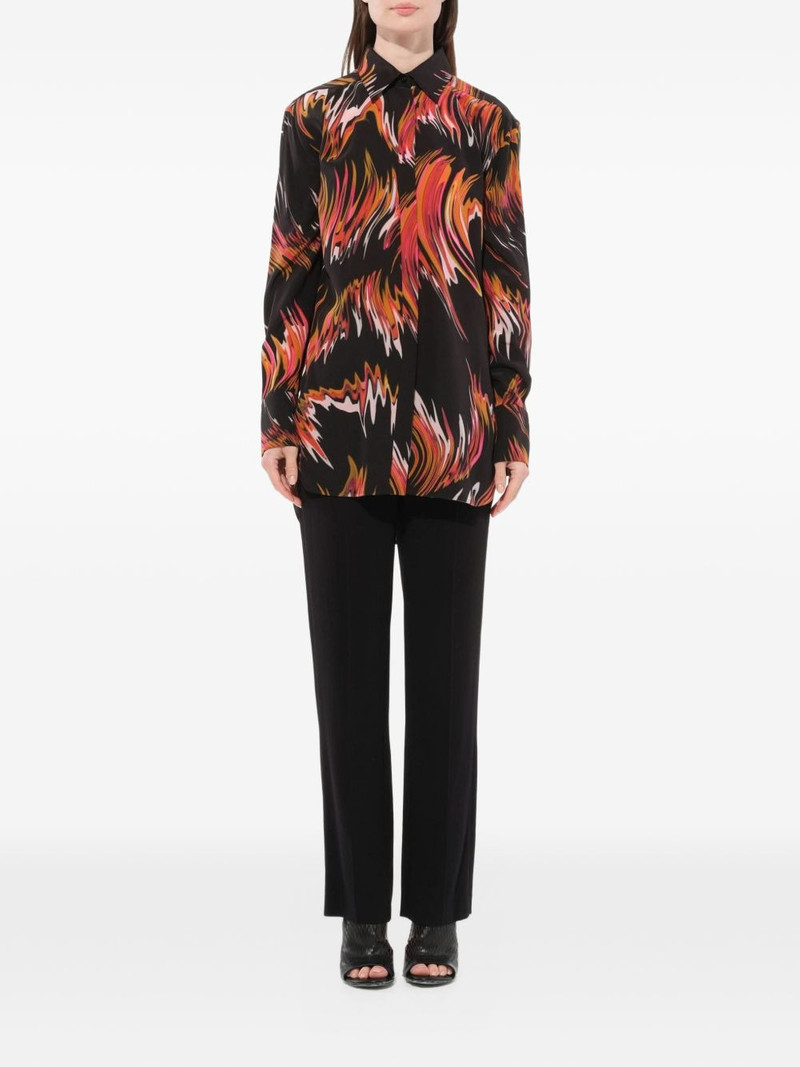 Givenchy graphic-print button-down shirt outlook