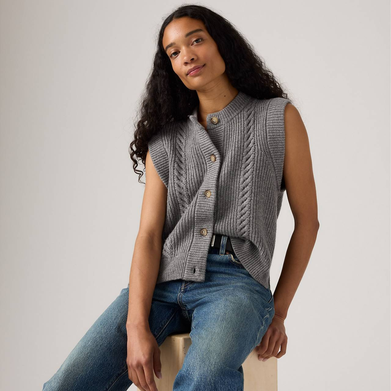 INES CABLE SWEATER - 3