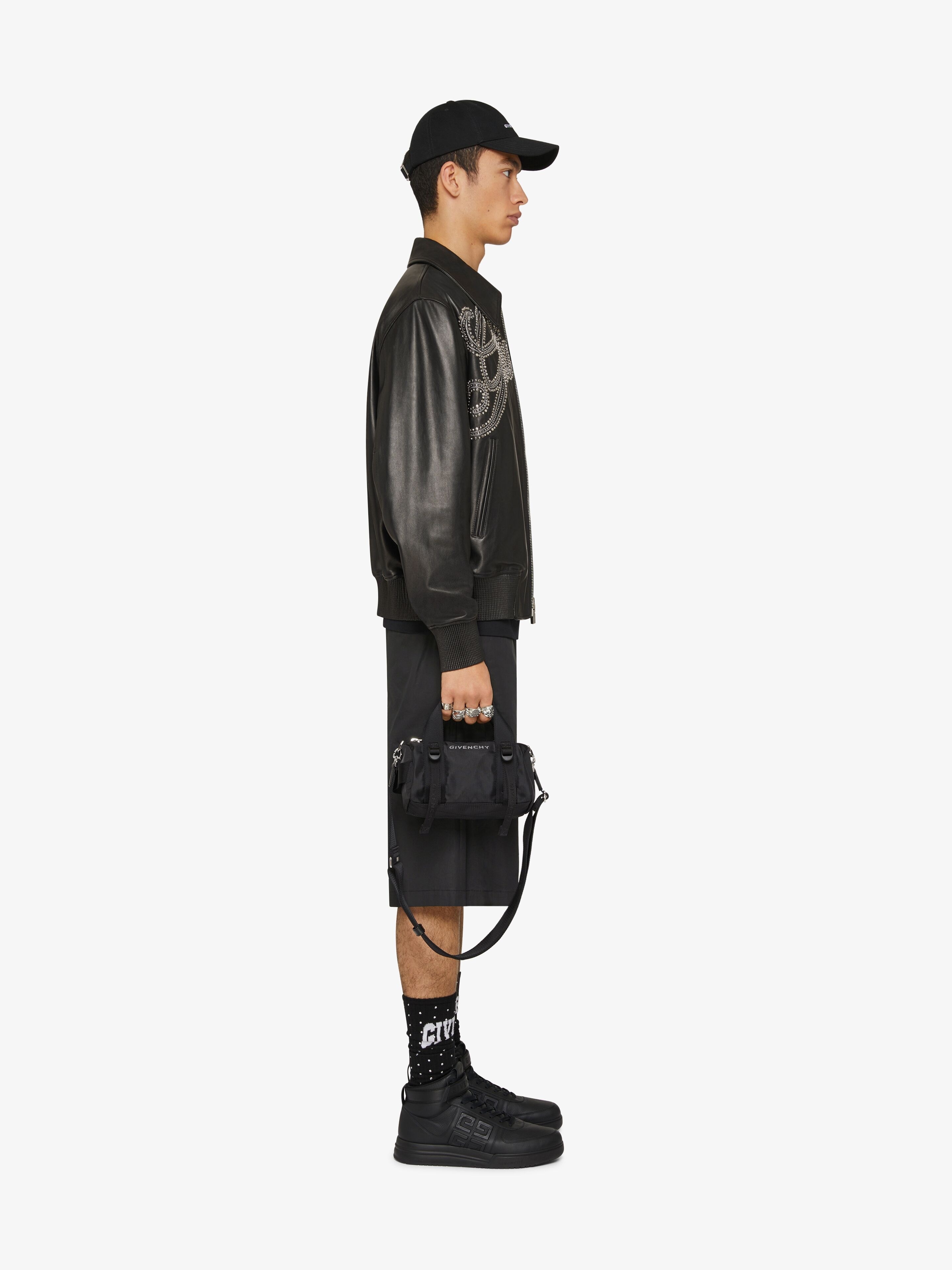 GIVENCHY JACKET IN LEATHER WITH STUDS - 3