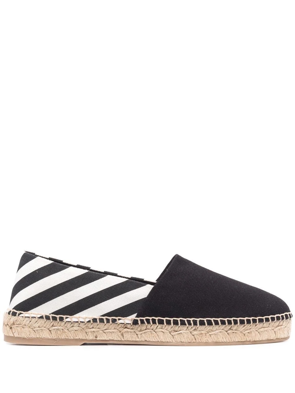 diagonal stripe espadrilles - 1