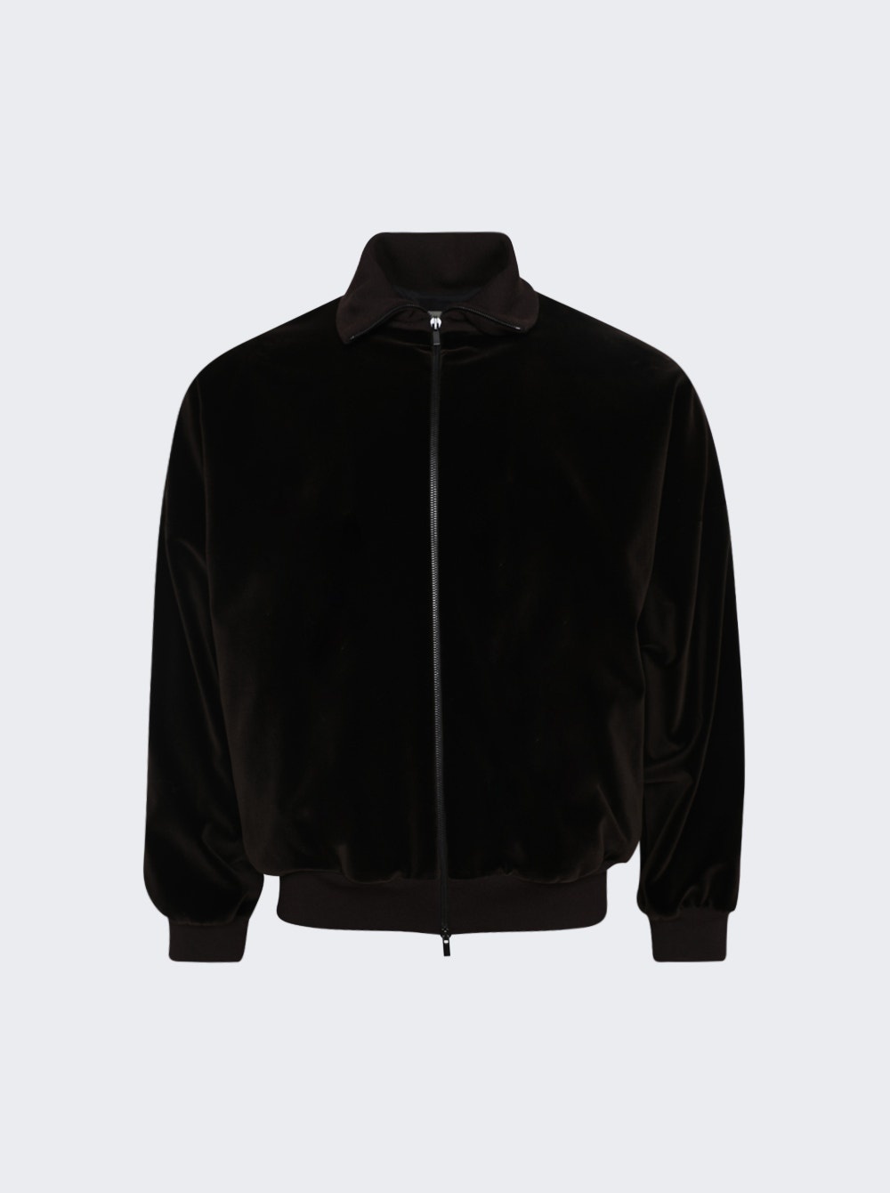 High Neck Track Jacket Mocha - 1