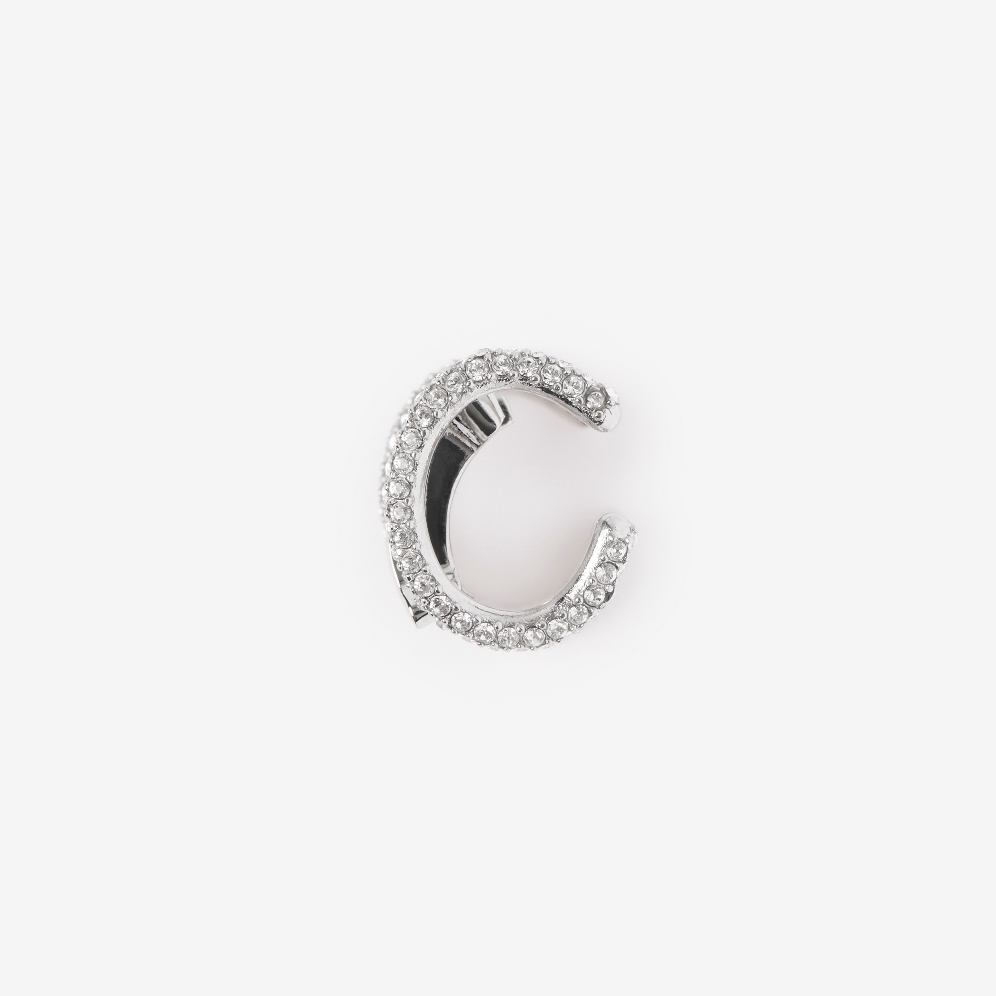 Crystal Detail Monogram Motif Ear Cuff - 2